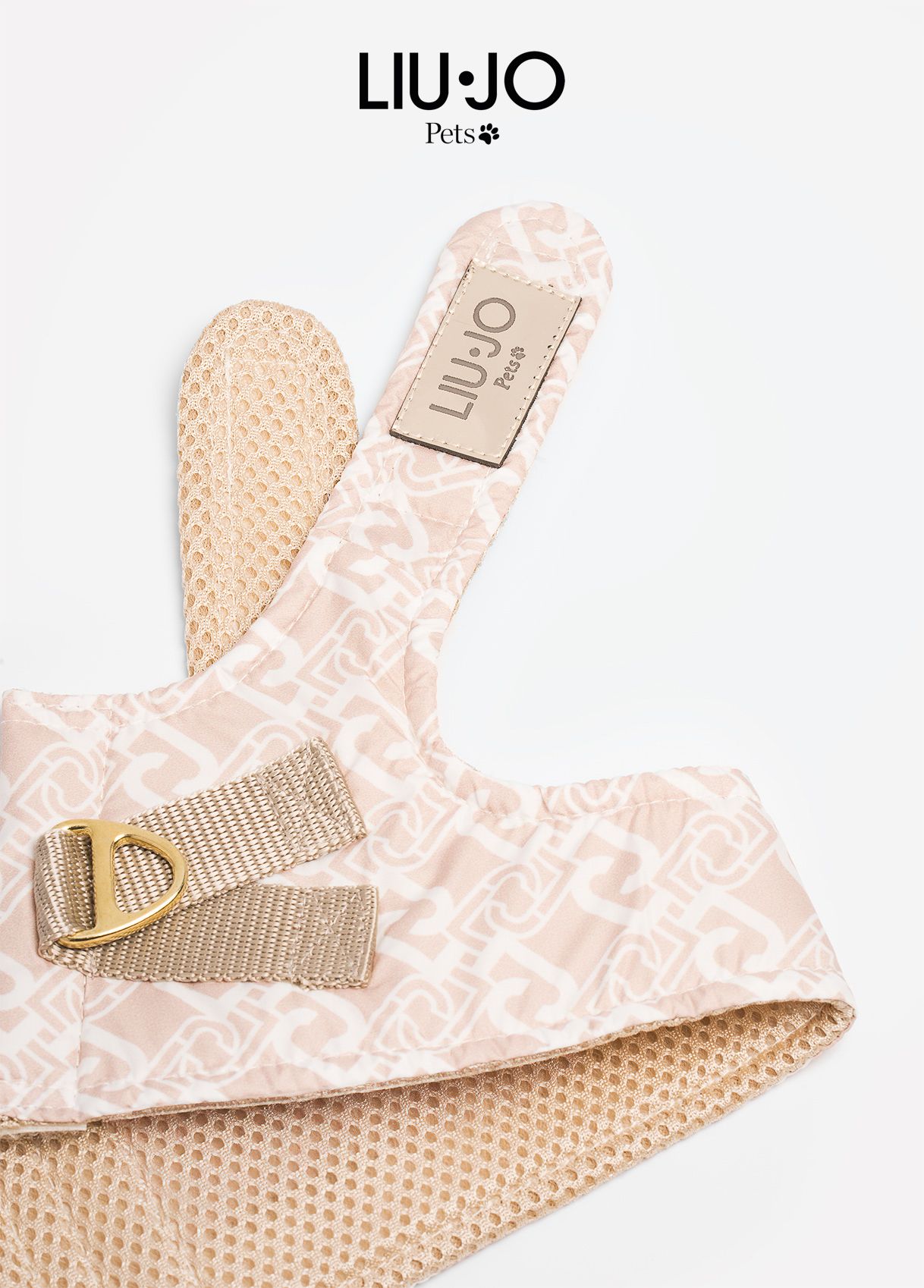 Liu-Jo Lichtgewicht Harnas voor Kleine Honden - Caramel lux - Afbeelding 3