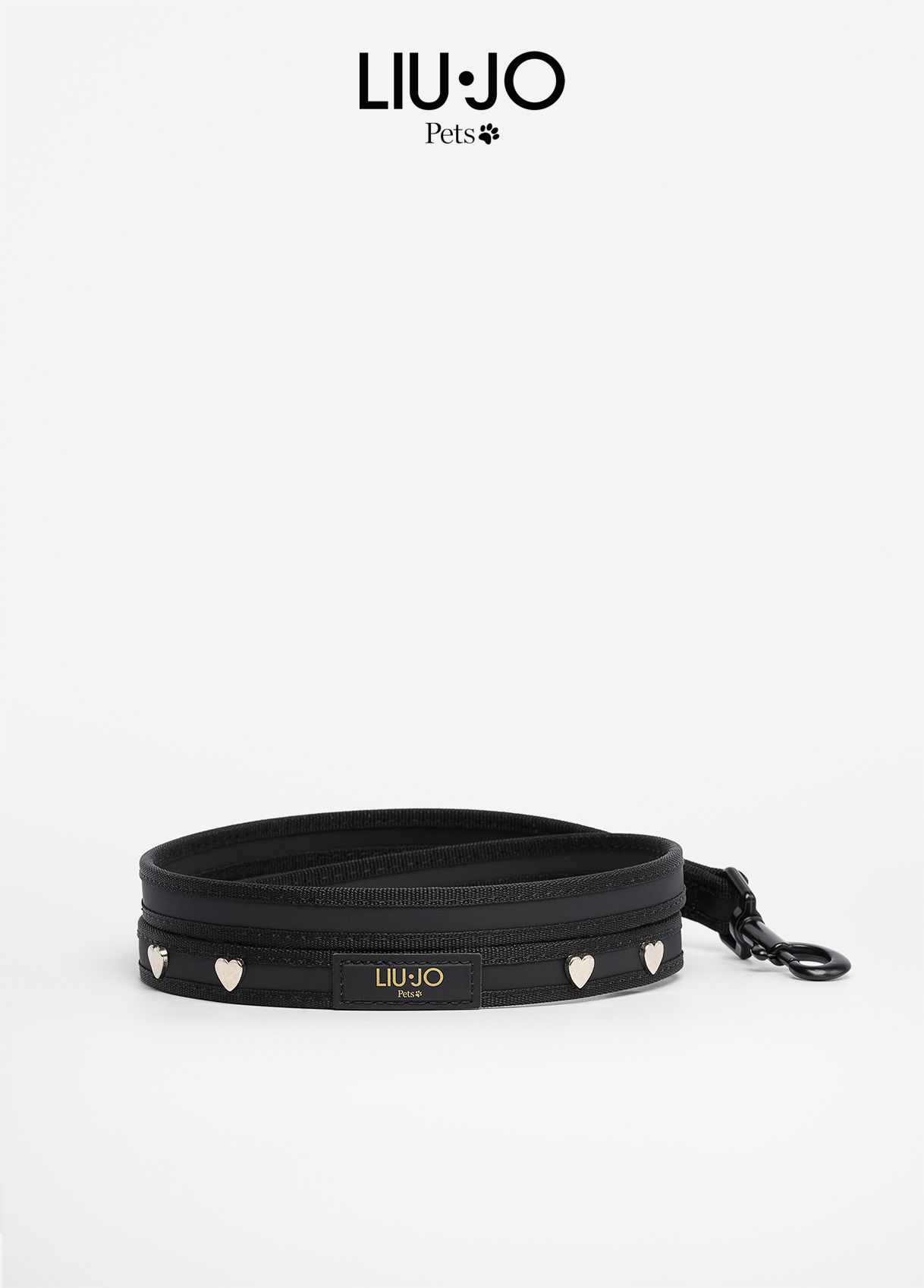 Liu-Jo Leiband met Hartjes Zwart - Afbeelding 3