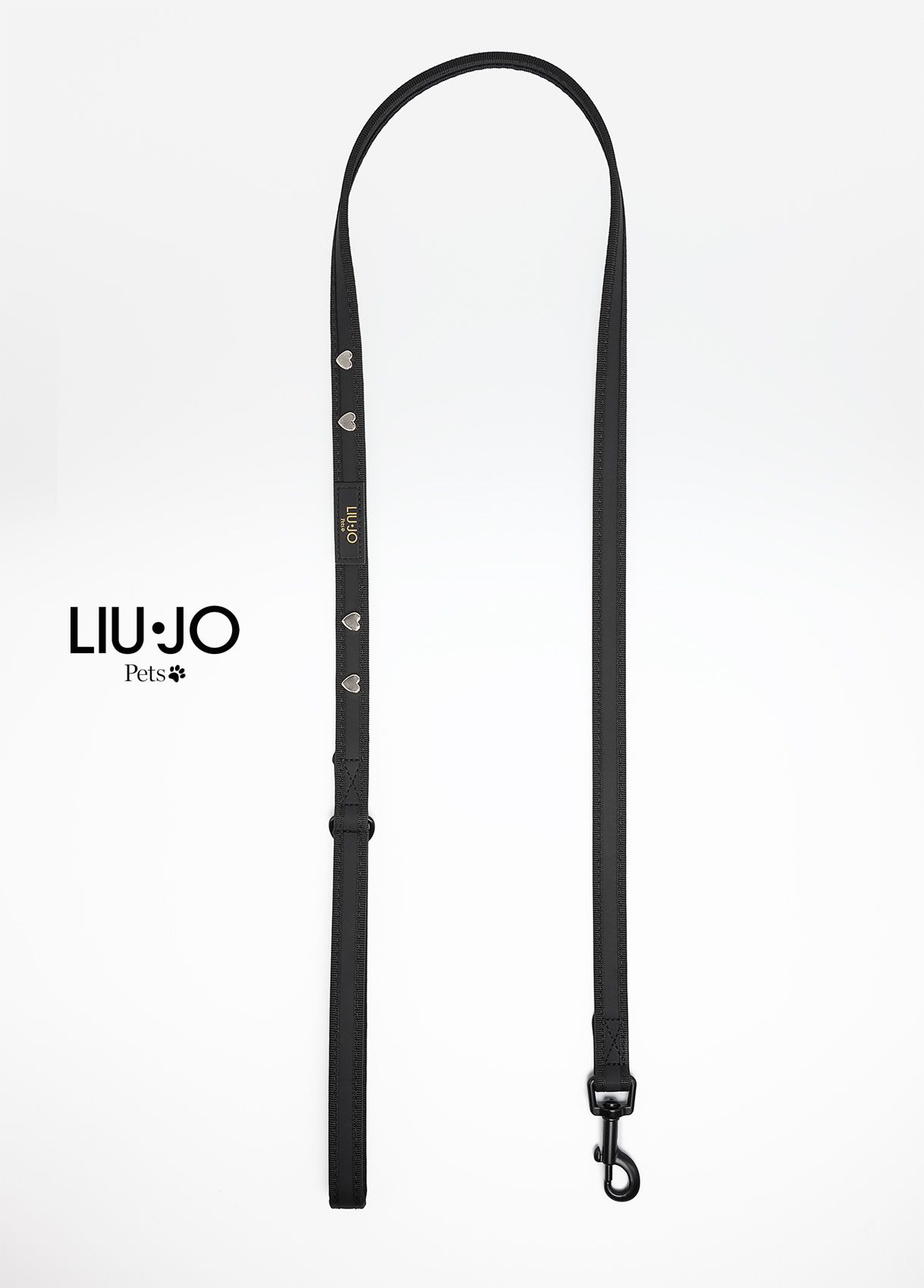 Liu-Jo Leiband met Hartjes Zwart - Afbeelding 2