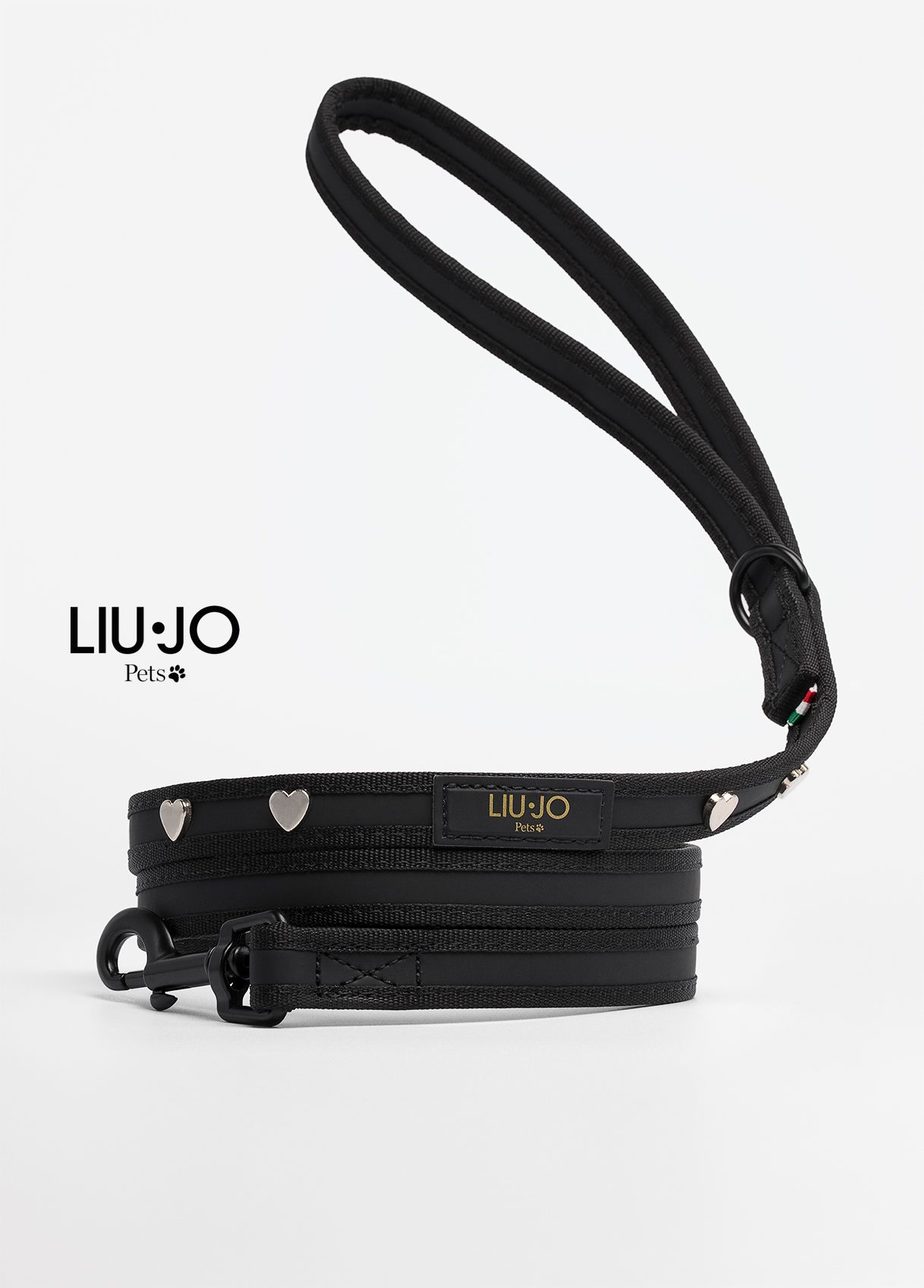 Liu-Jo Leiband met Hartjes Zwart