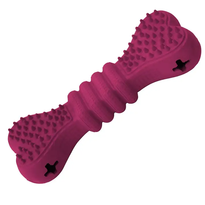 Hondenbot van natuurlijk rubber in 4 kleuren - Afbeelding 2