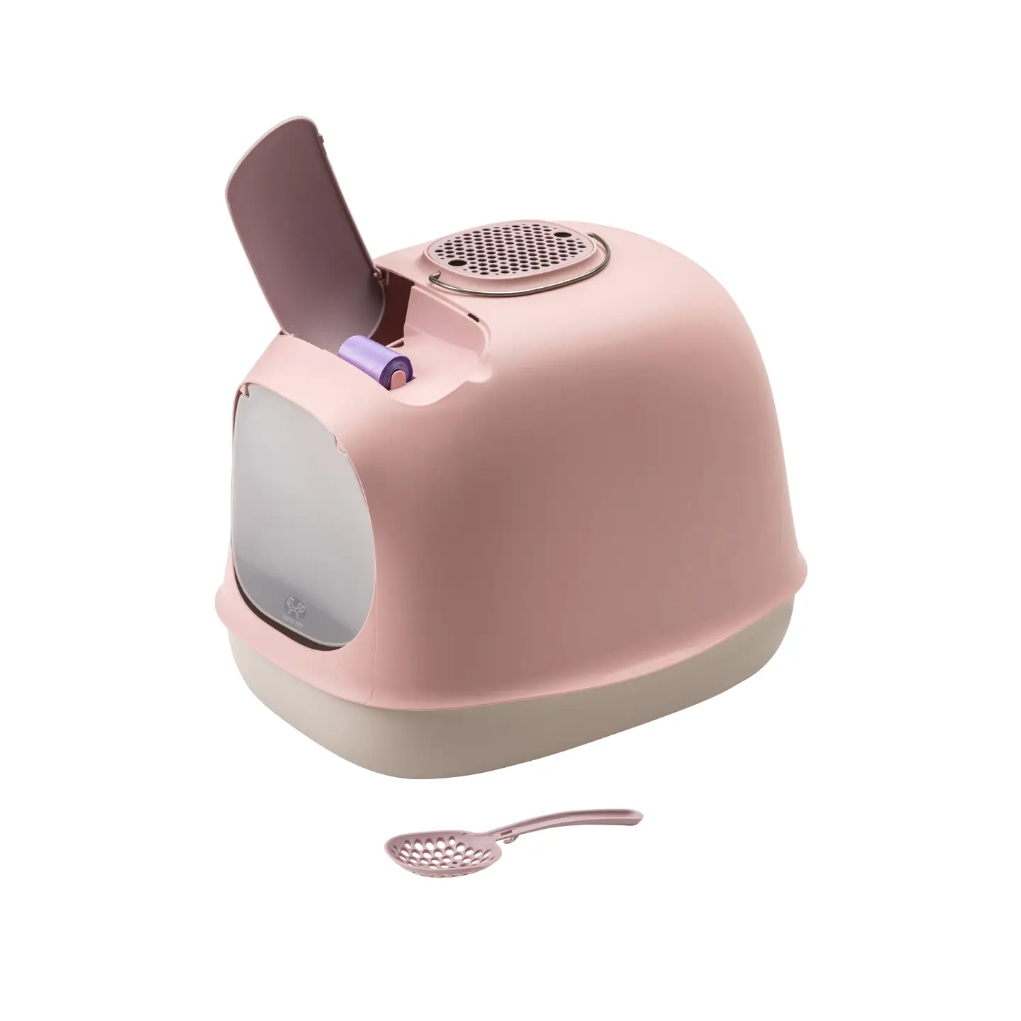 Design Kattenbak in de kleur Roze - Afbeelding 3