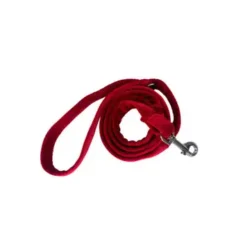 Leiband in Fluweel Rood - Izala Dog