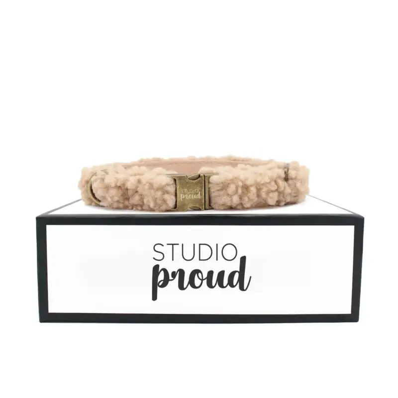 Halsband Teddybeer Beige - Studio Proud