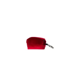 Poepzakhouder in Fluweel Rood - Izala Dog