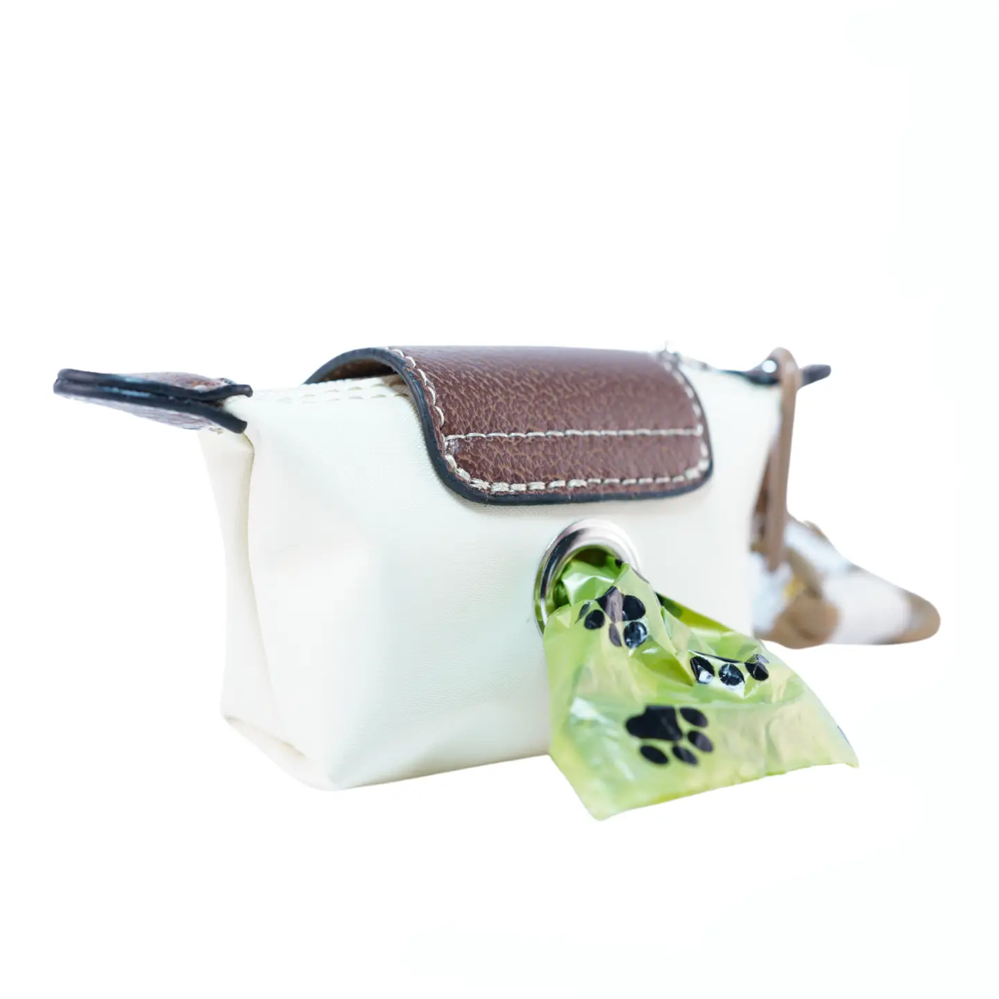 De Pawchamp poepzakhouder - Wit - Afbeelding 2