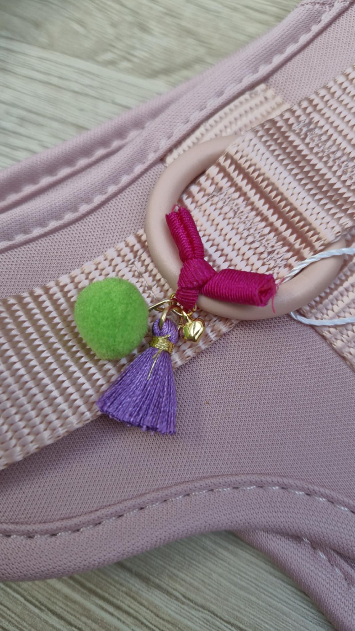 Harnas in Neoprene Roze - Afbeelding 2