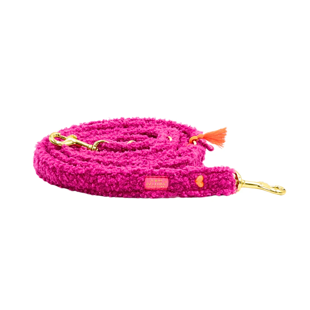 Teddy Leiband CosyLove in Fuchsia Roze