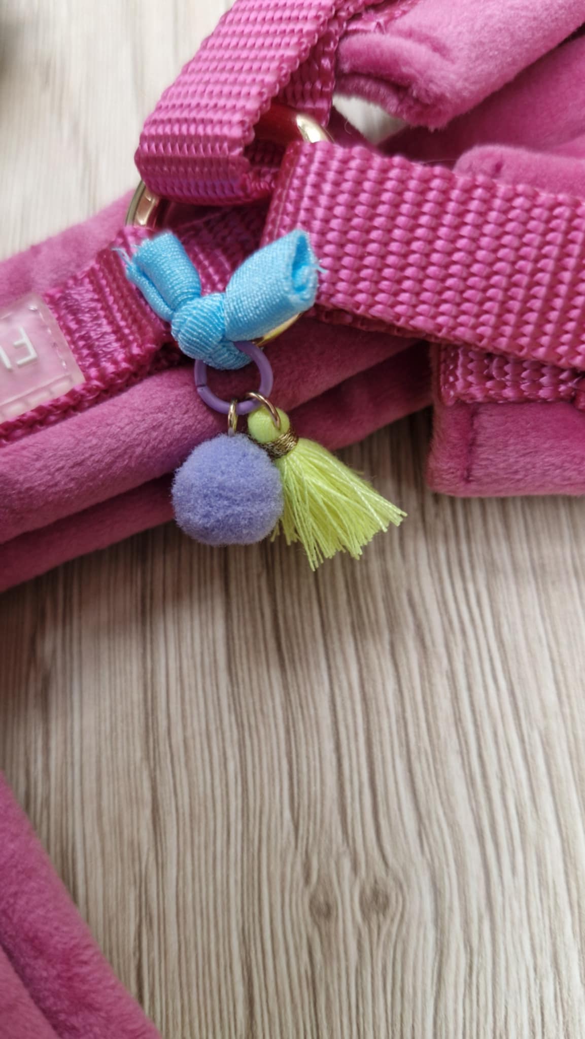 Fluwelen Harnas in Fuchsia - Afbeelding 2