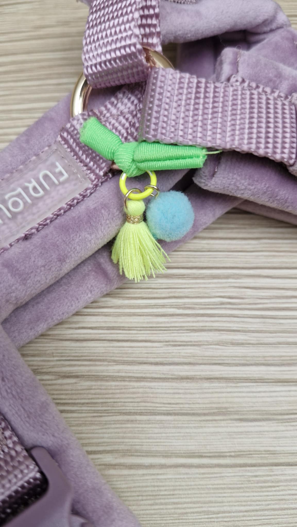 Fluwelen Harnas in Lila - Afbeelding 2