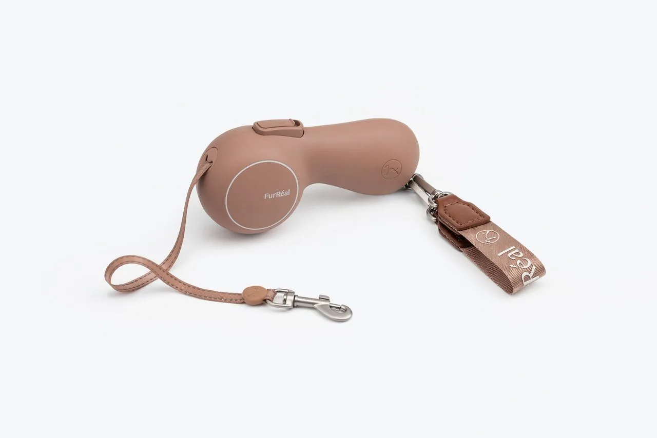 Full Option Luxe Leiband met Handverwarming en Powerbank Bruin
