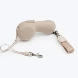 Full Option Luxe Leiband met Handverwarming en Powerbank Zandkleur