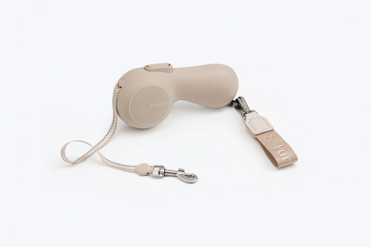 Full Option Luxe Leiband met Handverwarming en Powerbank Zandkleur