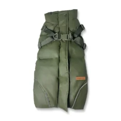 Winterjas in Bosgroen