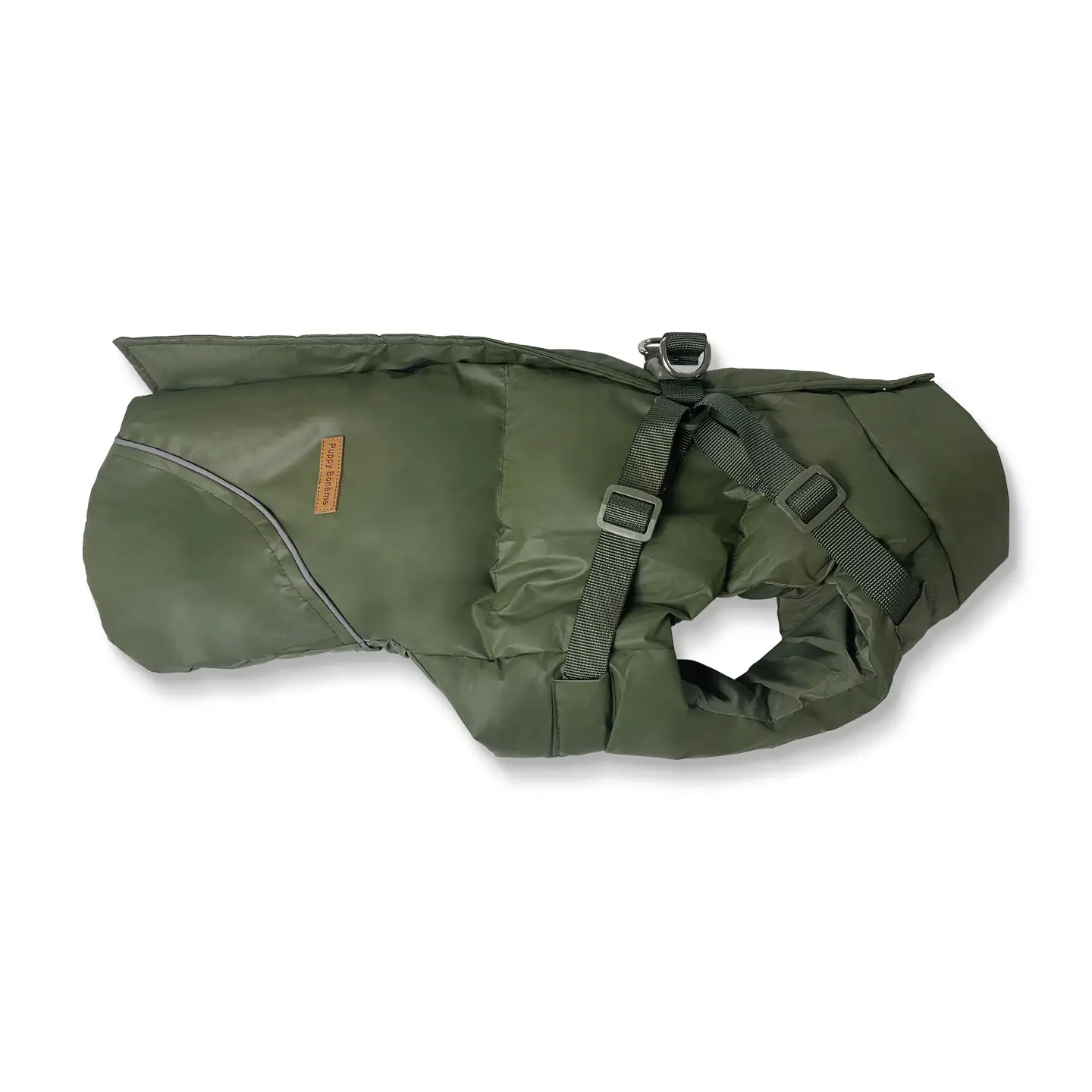 Winterjas in Bosgroen - Afbeelding 2