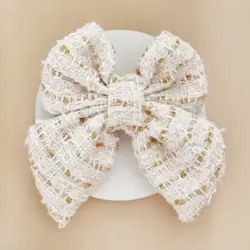 Matrozenstrik in beige met goud van Cocopup